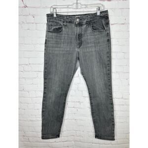 Universal Thread Grey High Rise Skinny Jeans Womens Size 14 32 Short